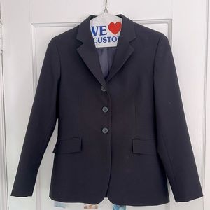 RJ Classics Essential Collection Hunter jumper show Coat kids 16 R navy blue